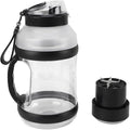 Yoidesu Sport Portable Blender 2L for Shakes and Smoothies 18000rpm 4000mAh USB Rechargeable Blender with 6 Blade for Kitchen Outdoor (Black)
