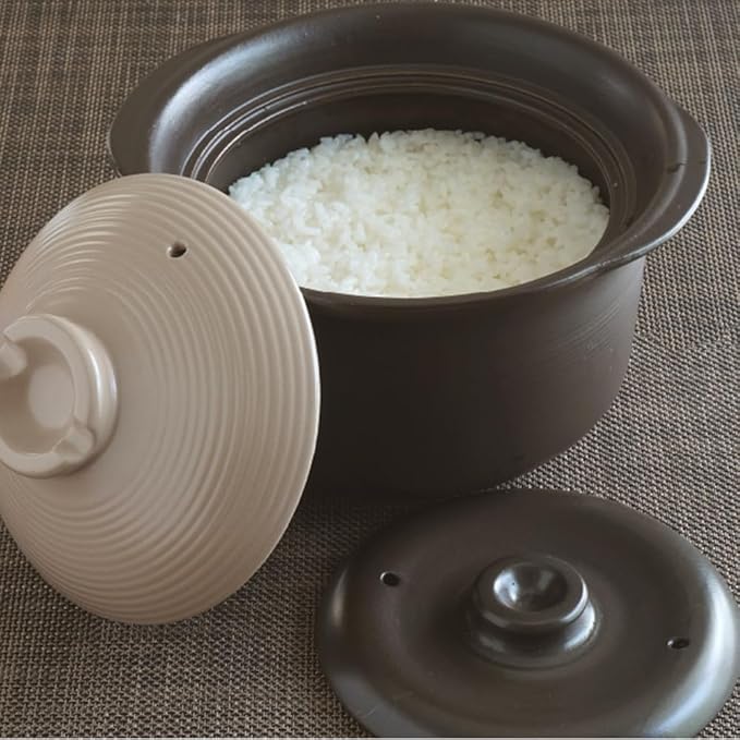 Living 110585 Rice Pot For 1-3 Combination 60.9 fl oz (1800 ml) Rice Pot Delicious Rice and Sanzu