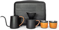 Pour Over Coffee Set DIY Manual Coffee Maker Set for Coffee Lovers Hand Coffee Maker Portable Travel Gadgets Manually Operated Perfect for Camping (Size : A)