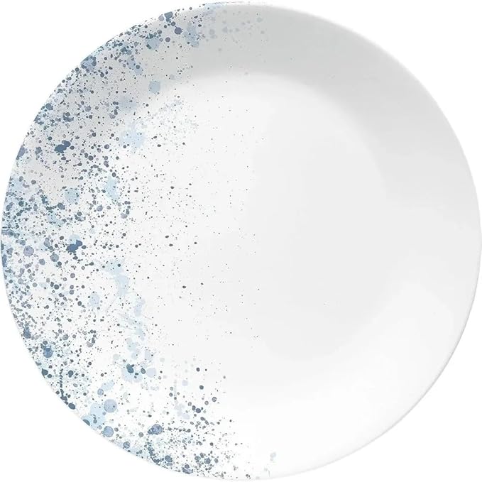 18-Piece Service for 6 Dinnerware Set Lightweight Round Plates and Bowls Family Hotel Tableware