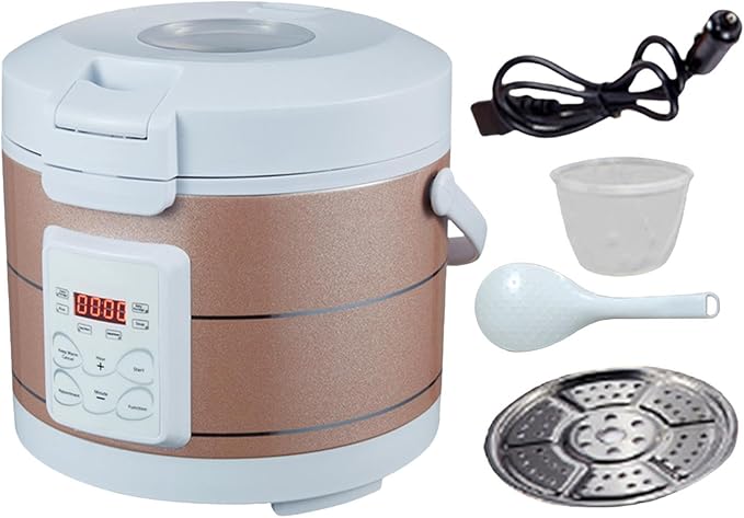 3L Electric Rice Cooker for Vehicle 12V 24V Pot Style A(Style A)