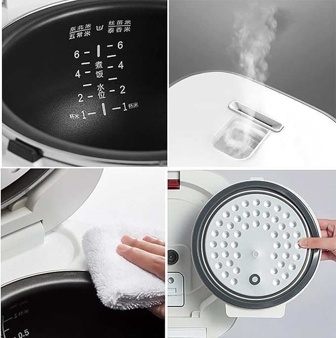 Household Rice Cooker Thicken Non-Stick Liner 24H Heat Preservation For 1-4 People