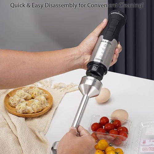 1000W Electric Immersion Blender 20-Speed Hand Blender with Ergonomic Handle Handheld Mixer for Smoothies Baby Food Soup &amp More