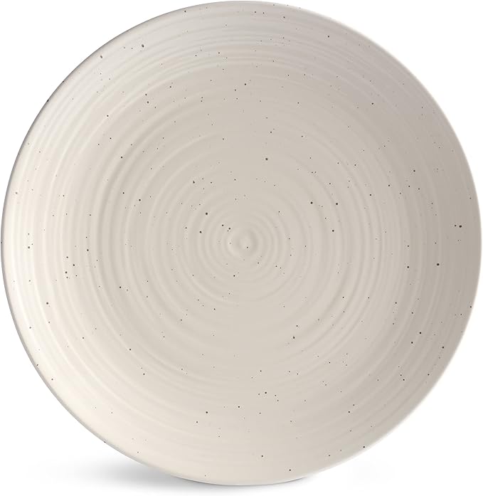 Sango Siterra Artist's Blend 20-Piece Stoneware Dinnerware Set – Service for 4 Mixed Glossy Finish with Unique Speckled Design for Everyday Dining &amp Entertainment Dishwasher &amp Microwave Saf