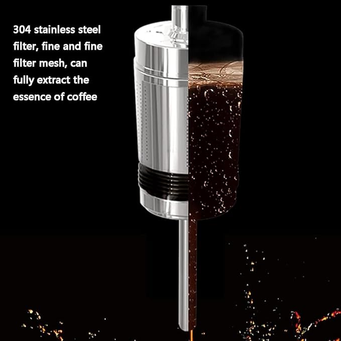 240ml Syphon Vacuum Coffee Maker Glass Electric Siphon Pot 3 Adjustable Gears 30 Minute Keep Warm Stainless Steel Filter Better Than Pour Over Coffee