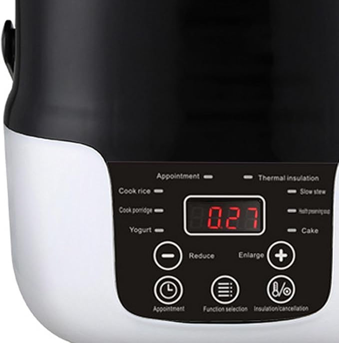 Compact 2L Rice Cooker And Food Steamer for Travel And Home Use 12V 80w