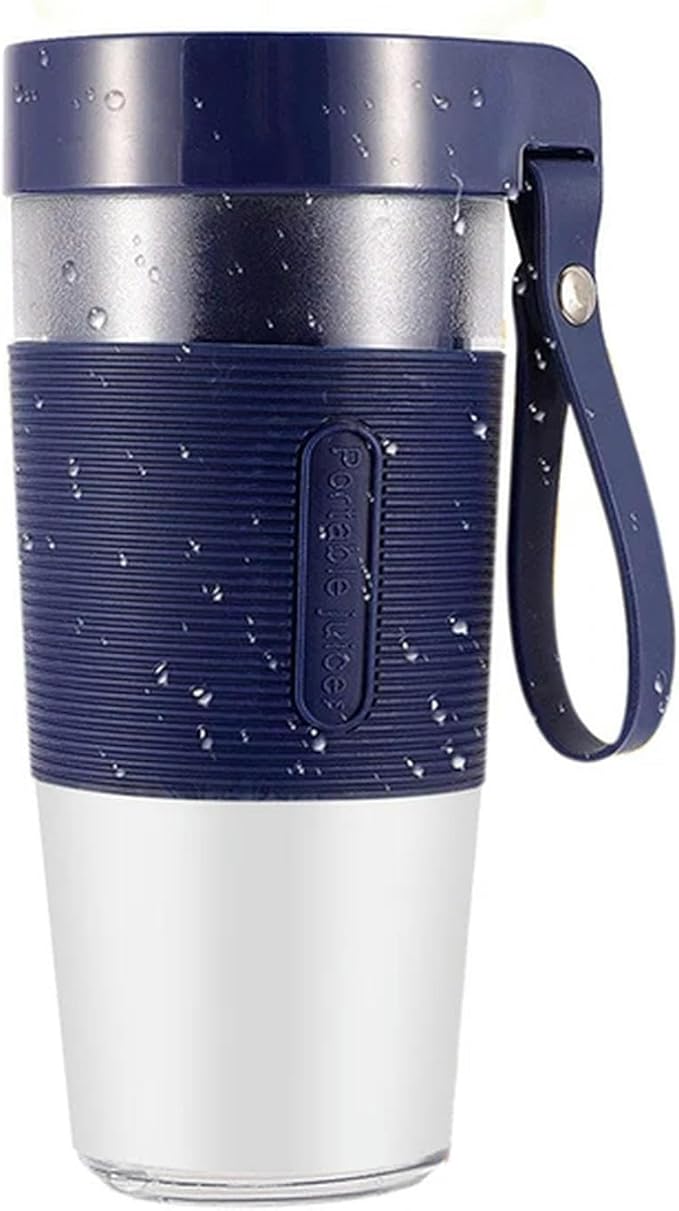 7.4V Portable Blender Personal Blender for Smoothies and Shakesr with Rechargeable USB for Kitchen TravelBlue