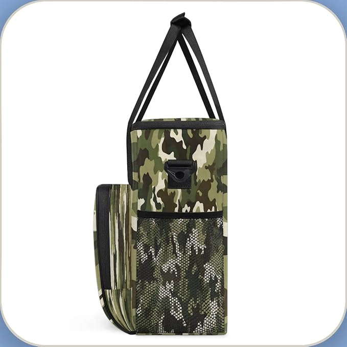 Camo Green Coffee Maker Travel Bag for K-Mini or K-Mini Plus Single Serve Coffee Brewer Portable Storage Tote Case for Tarvel