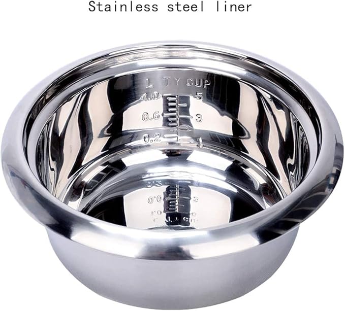 Stainless Steel Rice Cooker Household 3L-6L Automatic Insulation Multi-function With Steamer Household/dormitory