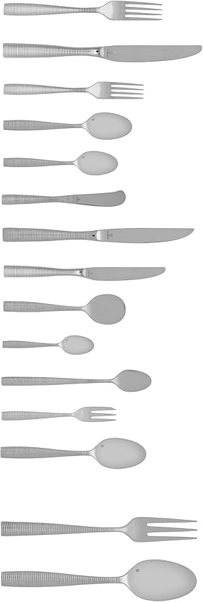 Fortessa Ringo 18/10 Stainless Steel Flatware Serving Fork Silver