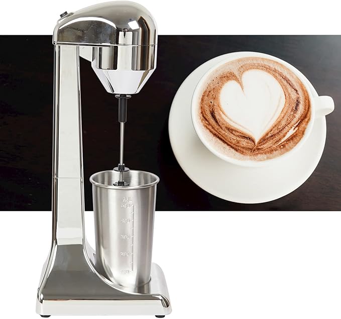 Electric Milkshake Maker Ice Cream Mixer Machines 110V Commercial Drink Smoothie Blender for Coffee Shops Tea Stores to Making Fruit Tea Coffee Stirred Drinks (1 Head 500ml)