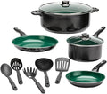 Forever Green 11pc Cookware Set by Chef's Pride
