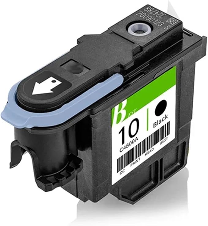 Compatible for hp10 Printhead C4800A C4801A C4802A C4803A Print Head for HP 2000C 2000Cn 2000Cse 2500 2500C 2500CM 2500CXI(1PC Black)