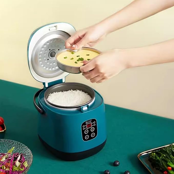 Rice Cookers 1.2L Mini Rice Cooker Multi-Function Electric Rice Cooker Non-Stick Kitchen Household Small Cooking Machine Make Porridge Soup Rice Maker