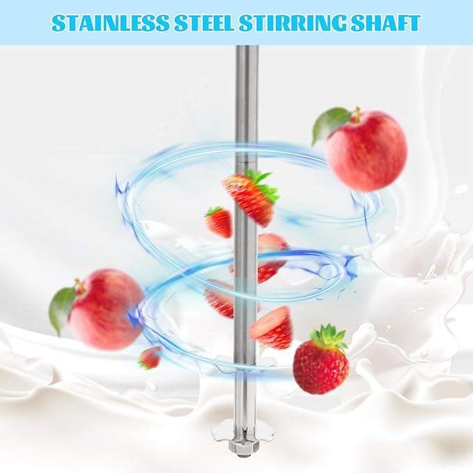 Electric Milkshake Maker Commercial Stainless Steel Milk Shake Machine Drink Mixer Adjustable Speed Malt Maker Machine Smoothie Milk Foam Tea Mixer Blender + cups (2 Head)
