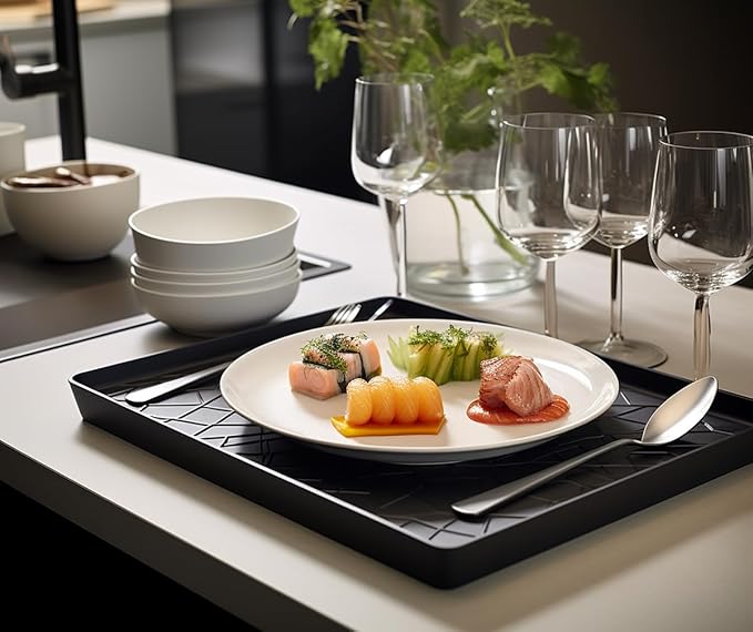 10IN White Anti-Shatter Dinner Plate Set Indoor/Outdoor Fruit/Dessert/Salad Plate Anti-Shatter Dinnerware Set Lead-Free Microwave Safe Dishwasher Safe - 8PCS(Disc)