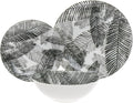 212 Main Felice Glaze Print Dinnerware Set - 12 Piece