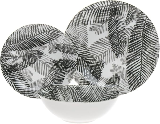 212 Main Felice Glaze Print Dinnerware Set - 12 Piece