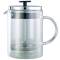 Service Ideas T499SR Double Wall Coffee Press Glass Chrome 20 oz