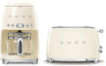 Smeg Retro Drip Coffee Machine and 2-Slice Toaster Bundle Cream