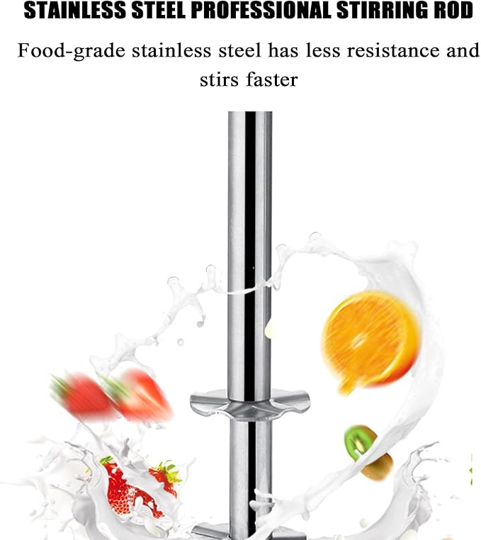 Electric Double-head Milk Shaker Machine Commercial Milkshake Maker Machine Drinks Mixer Speed 18000W/min Base Height 50mm for Protein Shakes and Mixing Cocktail