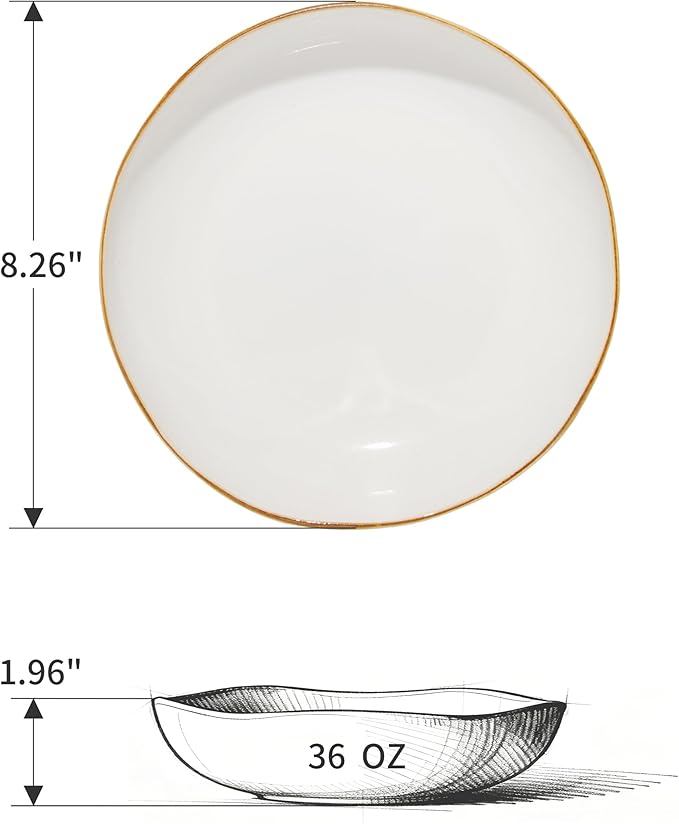 16 piece Stoneware Dinnerware Sets White