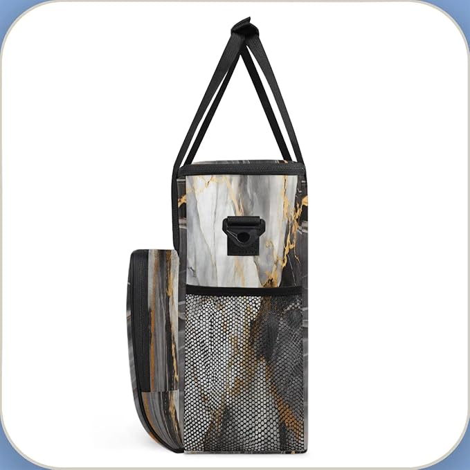 Classic Patterns Marble Coffee Maker Travel Bag for K-Mini or K-Mini Plus Single Serve Coffee Brewer Portable Storage Tote Case for Tarvel