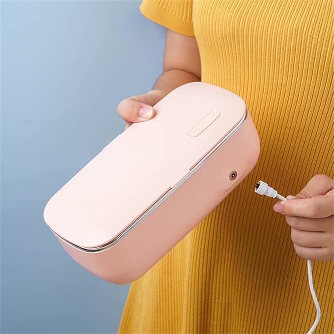 Electric Rice Cooker 1L Heating Box Constant Temperature Food Heater Stainless Steel Household