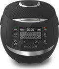 MAGiC COM multi-Functional Digital Rice Cooker 10 Cup Uncooked (20 Cup Cooked) 15-in-1 Programmable Electric Rice &amp Grain Cooker with Auto Clean Non-Stick Pot Steamer Basket 24H Delay Timer a