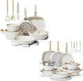 24pcs set cream white+19pcs set cream white