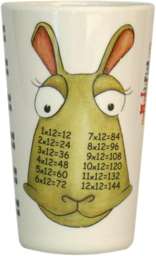Times Table Dinnerware 4-piece Later Years 8 oz Melamine Tumbler Set