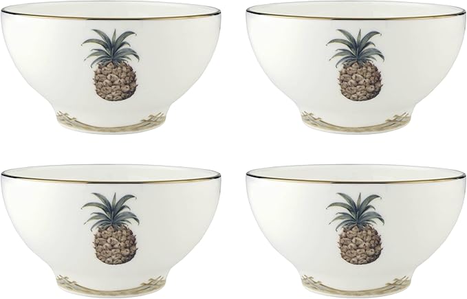 Lenox 897300 British Colonial Bamboo Rice Bowls Set of 4
