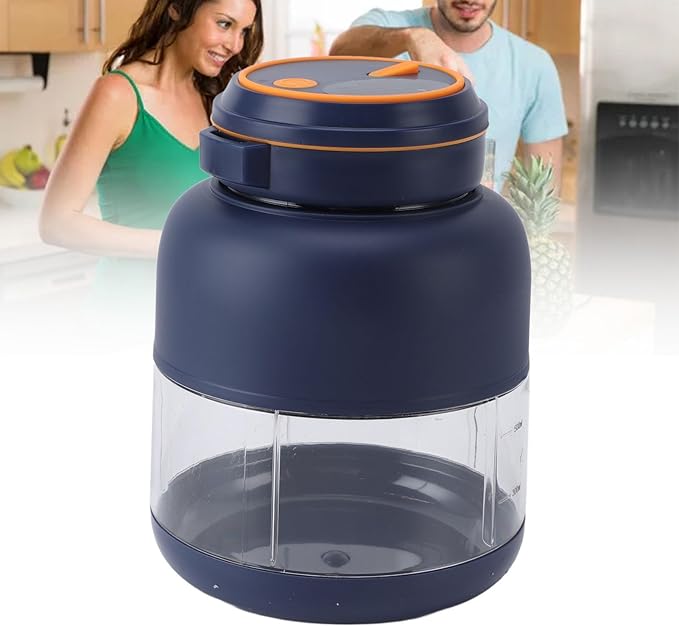 FTVOGUE Portable Blender Powerful Ice Crusher with 1300mAh Battery and 800ml Tritan Cup for Smoothies Shakes and Juices (Blue)