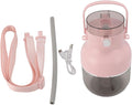Zerodis Large Capacity Blender Cup USB Rechargeable Cordless Convenience Multi Functional Juicer Portable and Convenient Portable Blender Cup ABS Material Lithium Battery (Built Pink