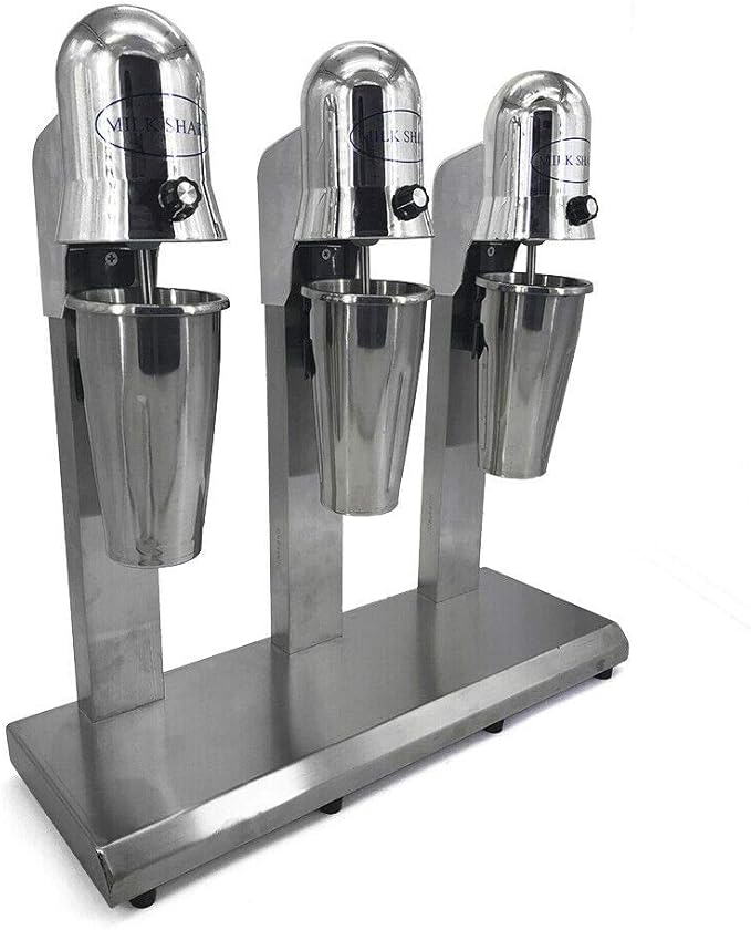 Milkshake Maker 540W Electric Milkshake Machine Drink Mixer Smoothie Maker Blender 18000RPM 27 oz Commercial Home Use (3-Head 180W+180W+180W)