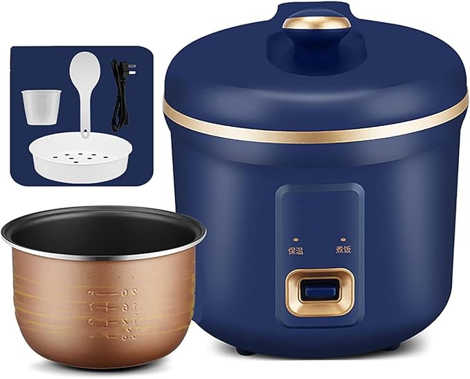 Rice Cooker with Steamer Non-Stick Inner Pot Intelligent Insulation Make Rice &amp Steam Healthy Food &amp Vegetables for 1-8 People