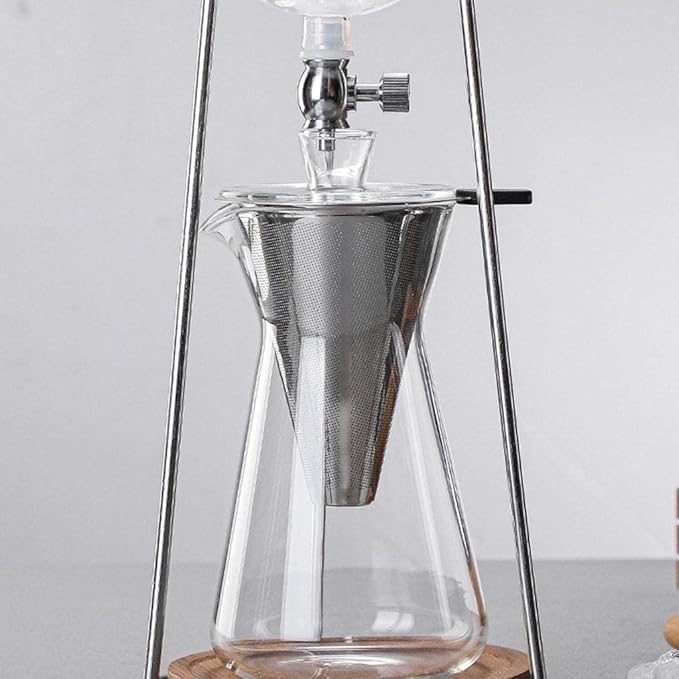 Yajuyi Premium Glass Coffee Maker with Drip Filter System