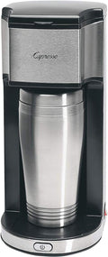 Capresso On-The-Go Personal Coffee Maker Silver/Black