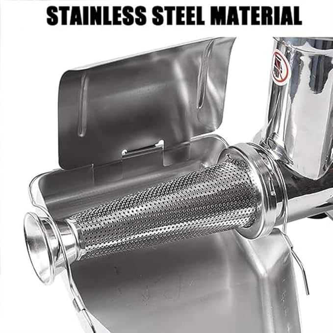 Commercial Tomato Grinder 370W Electric Tomato Strainer 90-160kg/h Stainless Steel Tomato Press Automatic Tomato Strainer Fruit Press