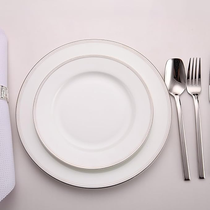 16-piece dinnerware sets dish set for 4 dinner plate set ceramic white round plates lightweight for housewarming party daily use dishwasher safe plates and cups set