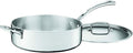 Cuisinart FCT33-28H French Classic Tri-Ply Stainless 5-1/2-Quart Saute Pan with Helper Handle and Cover