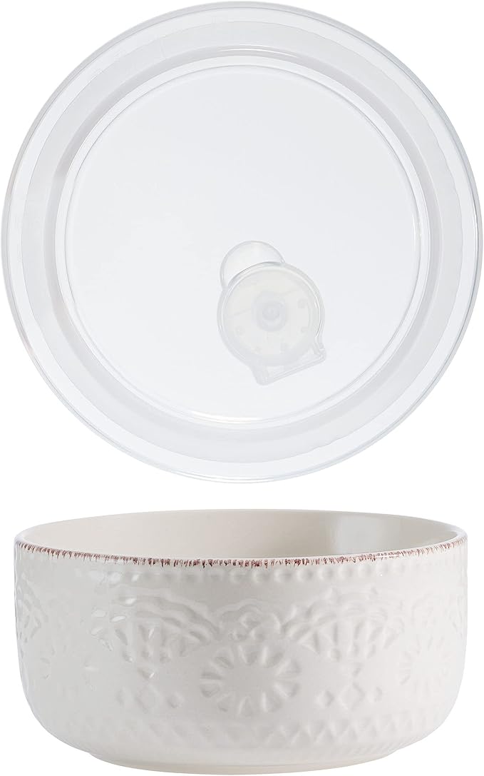 Pfaltzgraff Chateau Storage Bowls 6 inch Cream