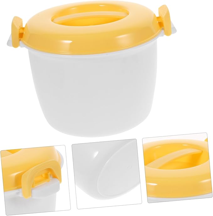 Microwave Rice Cooker Multi-functional Food Grade Steamer for Rice Noodles and Veggies Convenient Home Supply Large Capacity Easy to Use Bpa