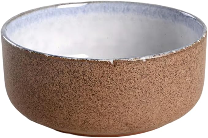 Mikasa Oaklyn Mist 16-Piece Stoneware Dinnerware Set - White &amp Blue Reactive Glaze with Stone-Like Exterior - Modern Tableware Designs Plates Bowls Mugs for Everyday Dining or Special Occasions