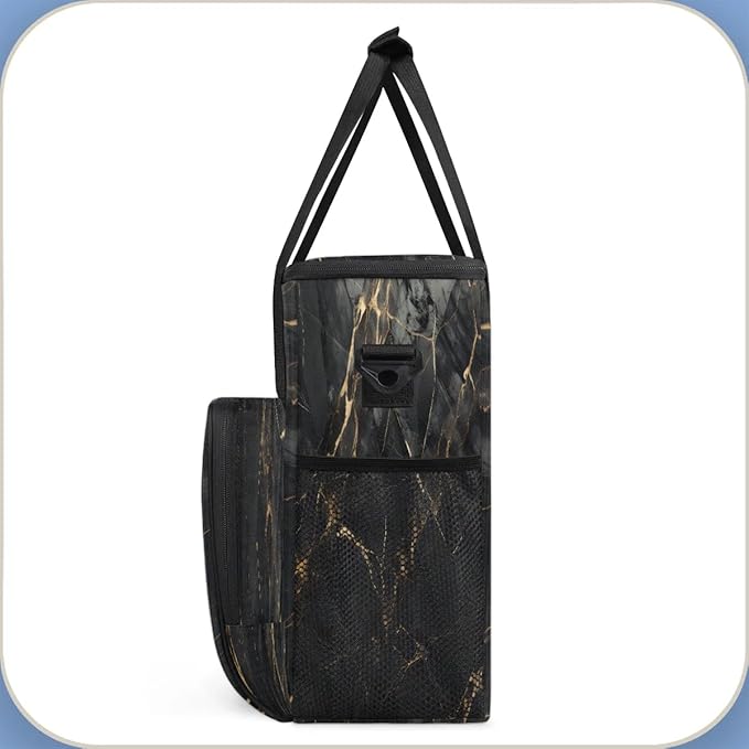 Marble Classic Patterns Coffee Maker Carrying Bag for Keurig K-Mini or K-Mini Plus Storage Portable Coffee Maker Travel Bag