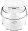 CUCKOO Micom Rice Cooker 8-Cup Uncooked / 16-Cup Cooked with Nonstick Inner Pot Large Rice Maker with 9 Menu Options Fuzzy Logic Technology Auto Clean Mode LCD Display White (CR-0810F)