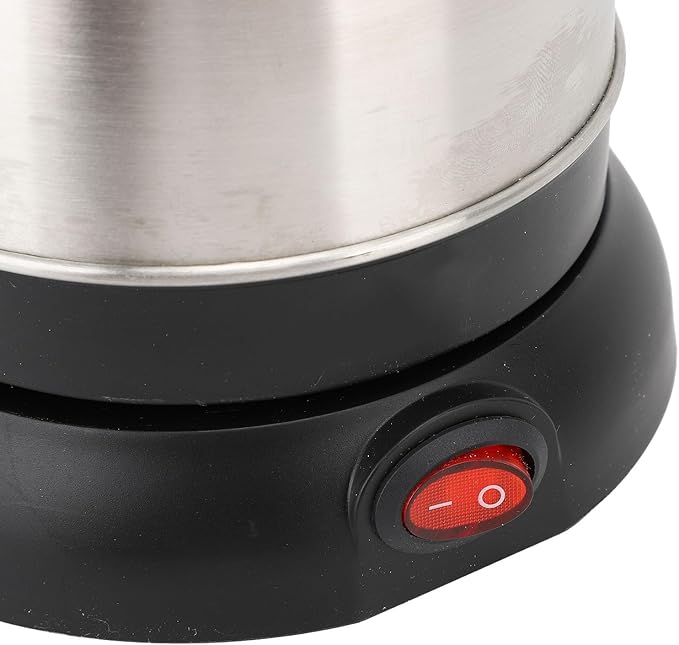 Electric Turkish Coffee Maker Machine 600ML Stainless Steel Greek Turkish Coffee Pot with Anti Scald Handle Heating Tea Maker Kettle for Arabic Tea Milk