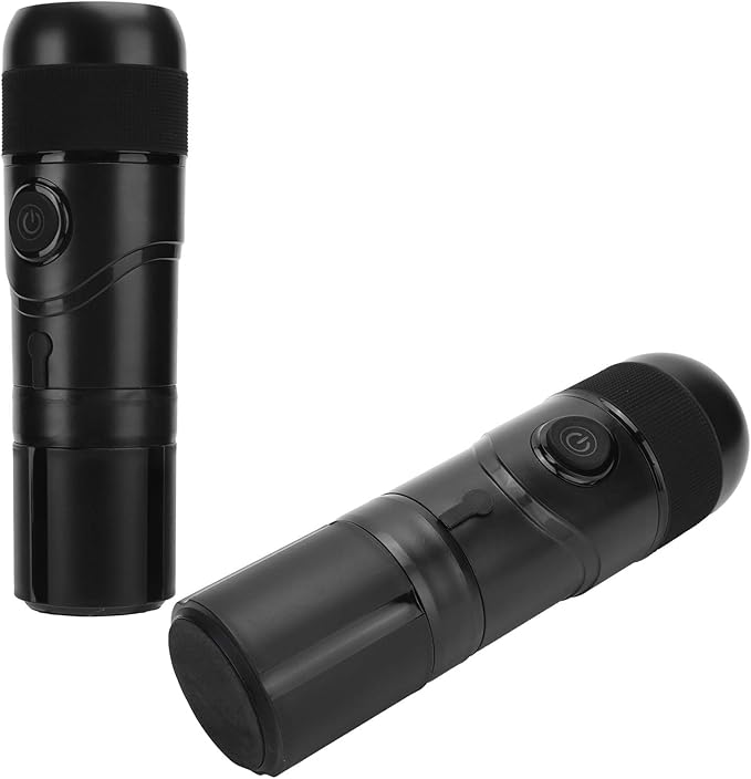 Tyenaza Portable Coffee Maker Travel Coffee Maker Electric Coffee Machine Black USB Cable and Car Cigarette Lighter Power Supply Cab