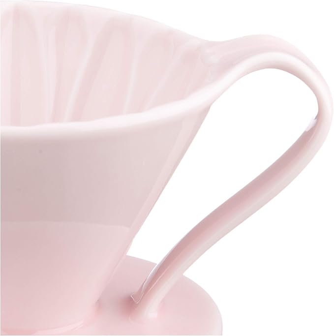 CAFEC SANYO Flower Dripper Cup1 Pink CFD-1PI