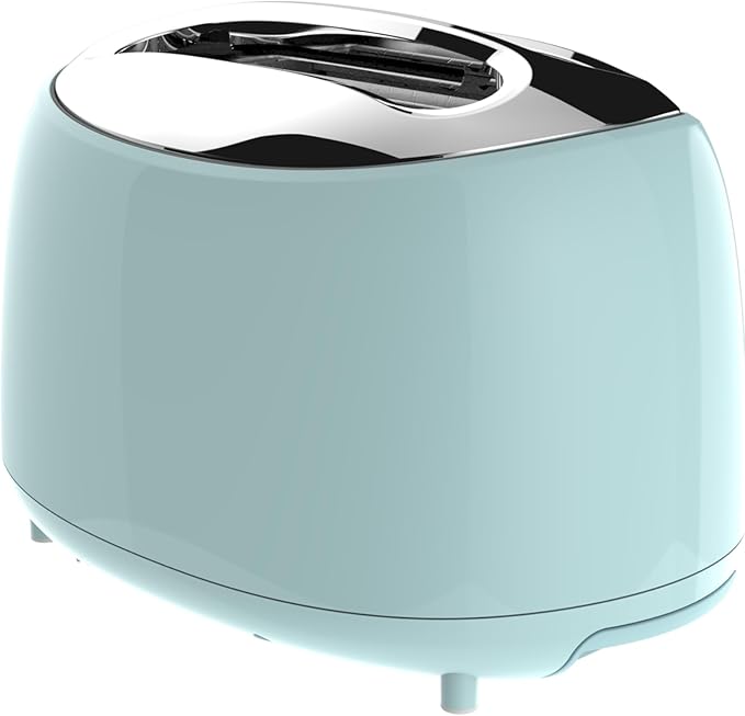 Brentwood Appliances Cool-Touch 2-Slice Retro Toaster with Extra-Wide Slots (Blue)